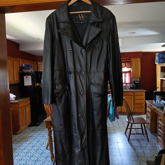 Leather Trench Coat - Picture 3 of 3